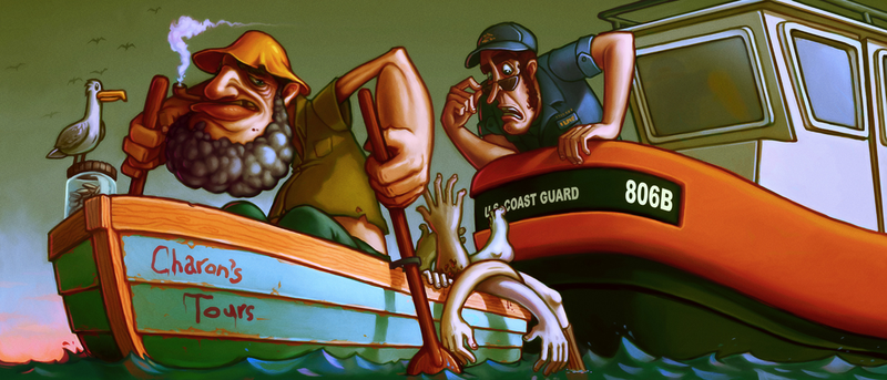 Illustration for article titled Greek Myths Clash With The Modern World